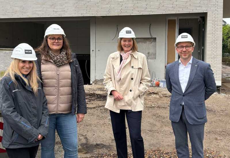 WILMA organisiert Baustellenbesichtigung  für das „Artem Stadtquartier“ in Oberursel