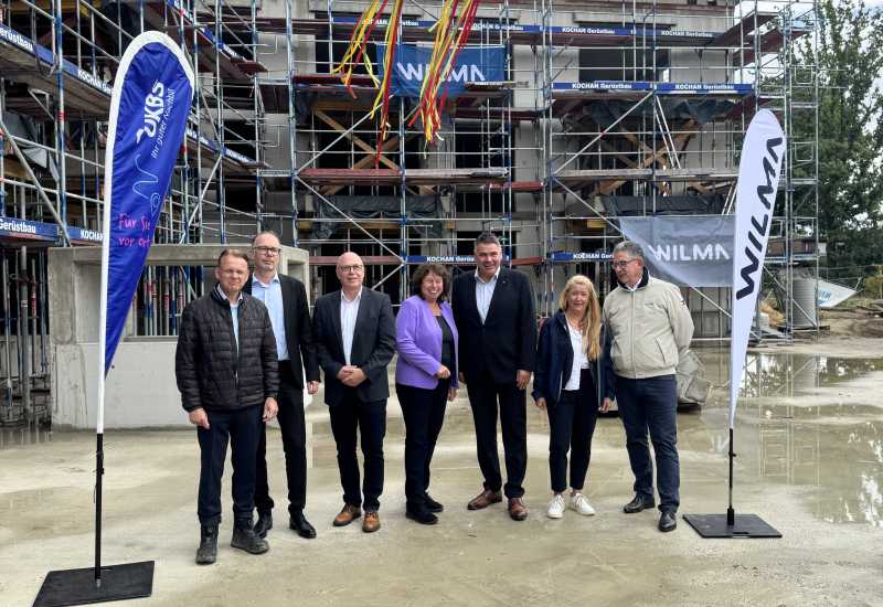 Richtfest in Selm beim Projekt AUENPARK
