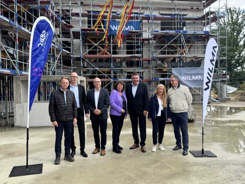 Richtfest in Selm beim Projekt AUENPARK
