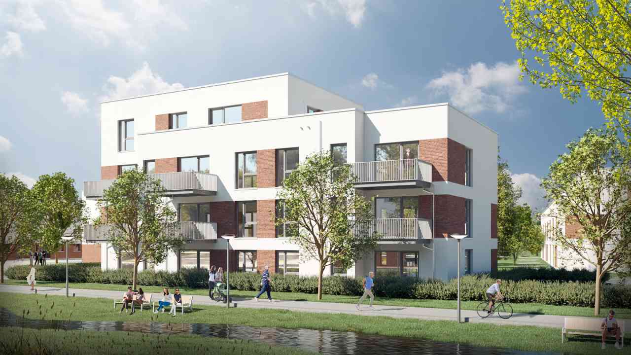 61 Wohnungen am Auenpark in Selm an UKBS verkauft