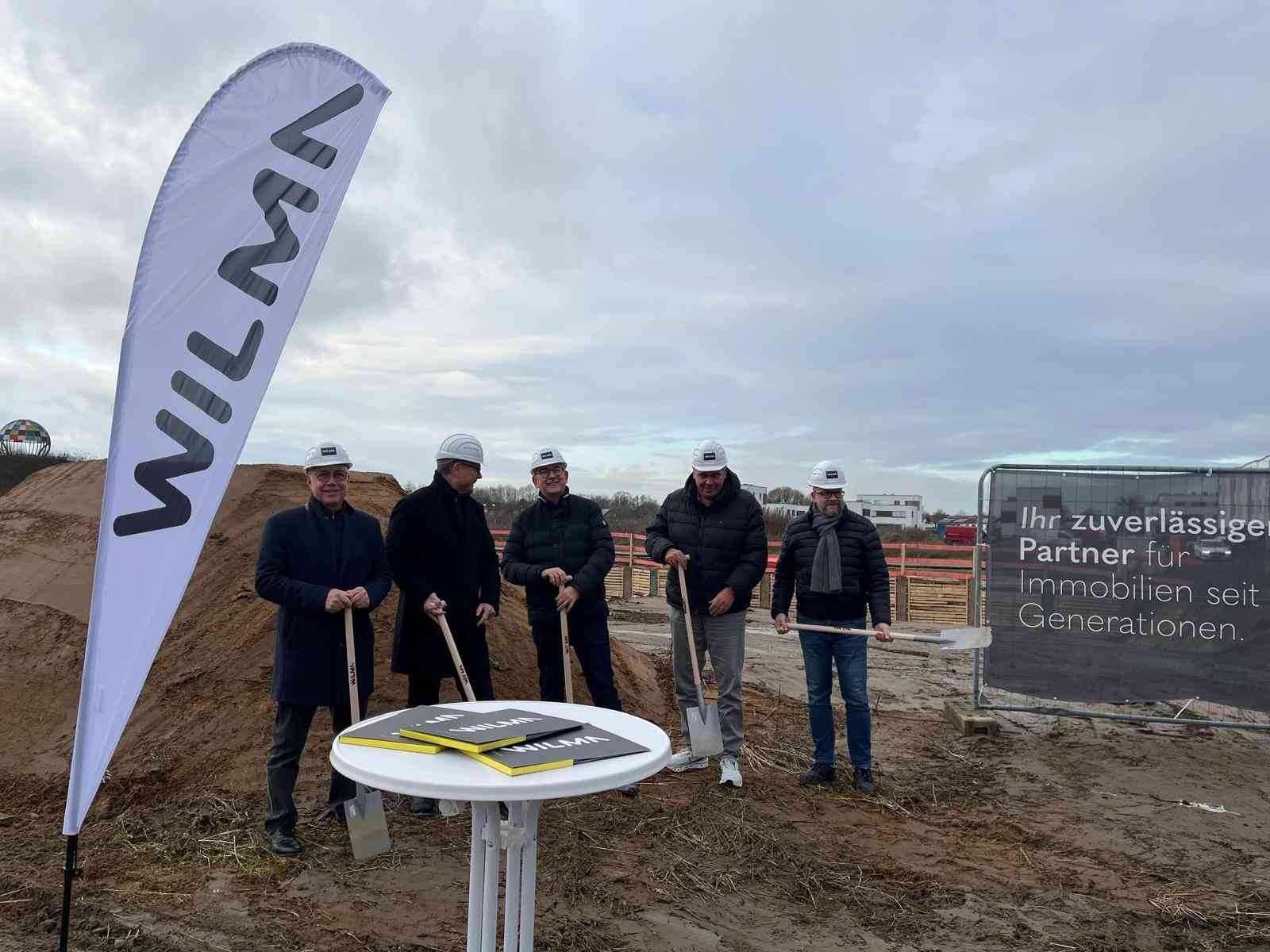 Spatenstich für den Bau von 5 Mehrfamilienhäusern in Selm - News Bild