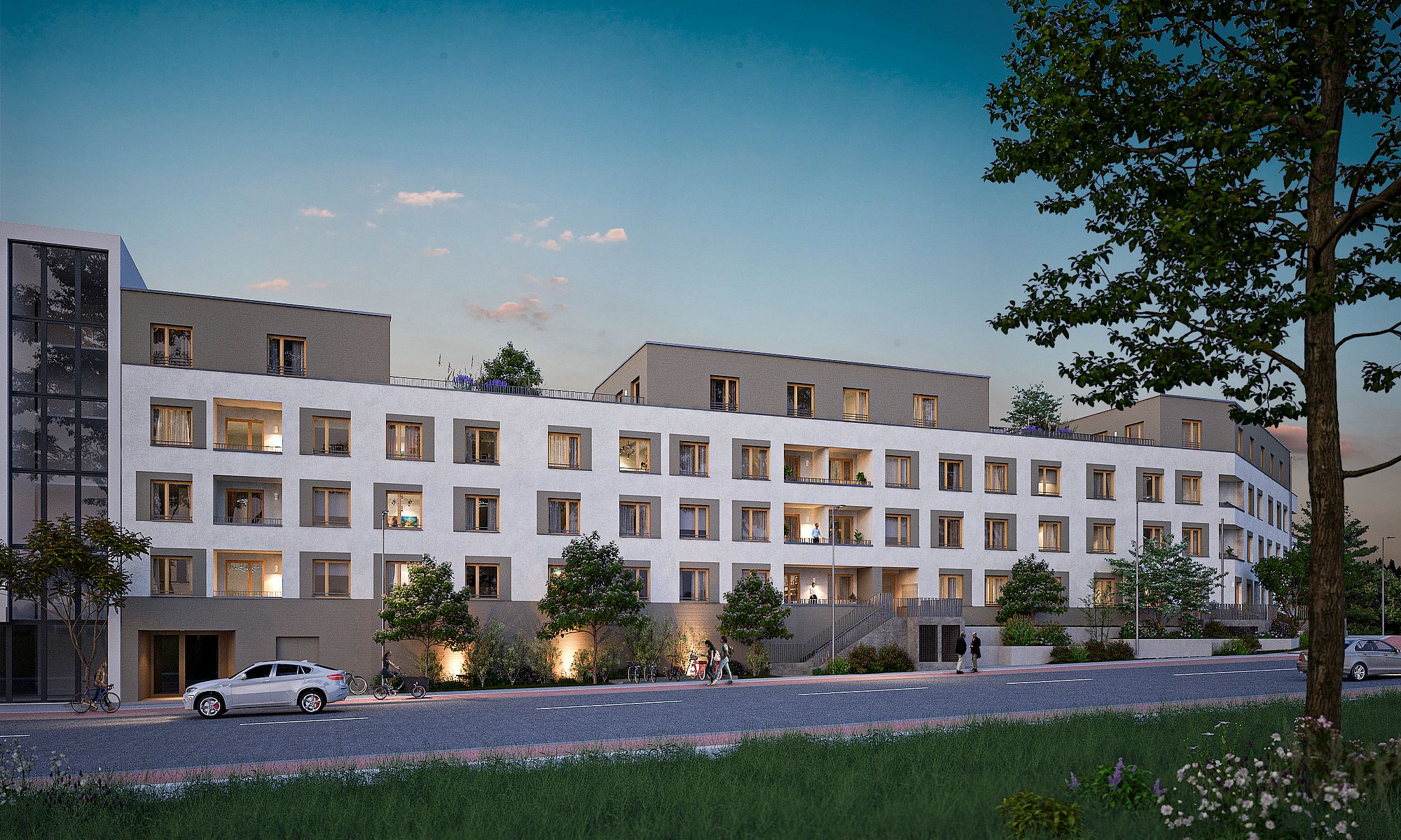 Bad Vilbel Frontalansicht Frankfurter Str.