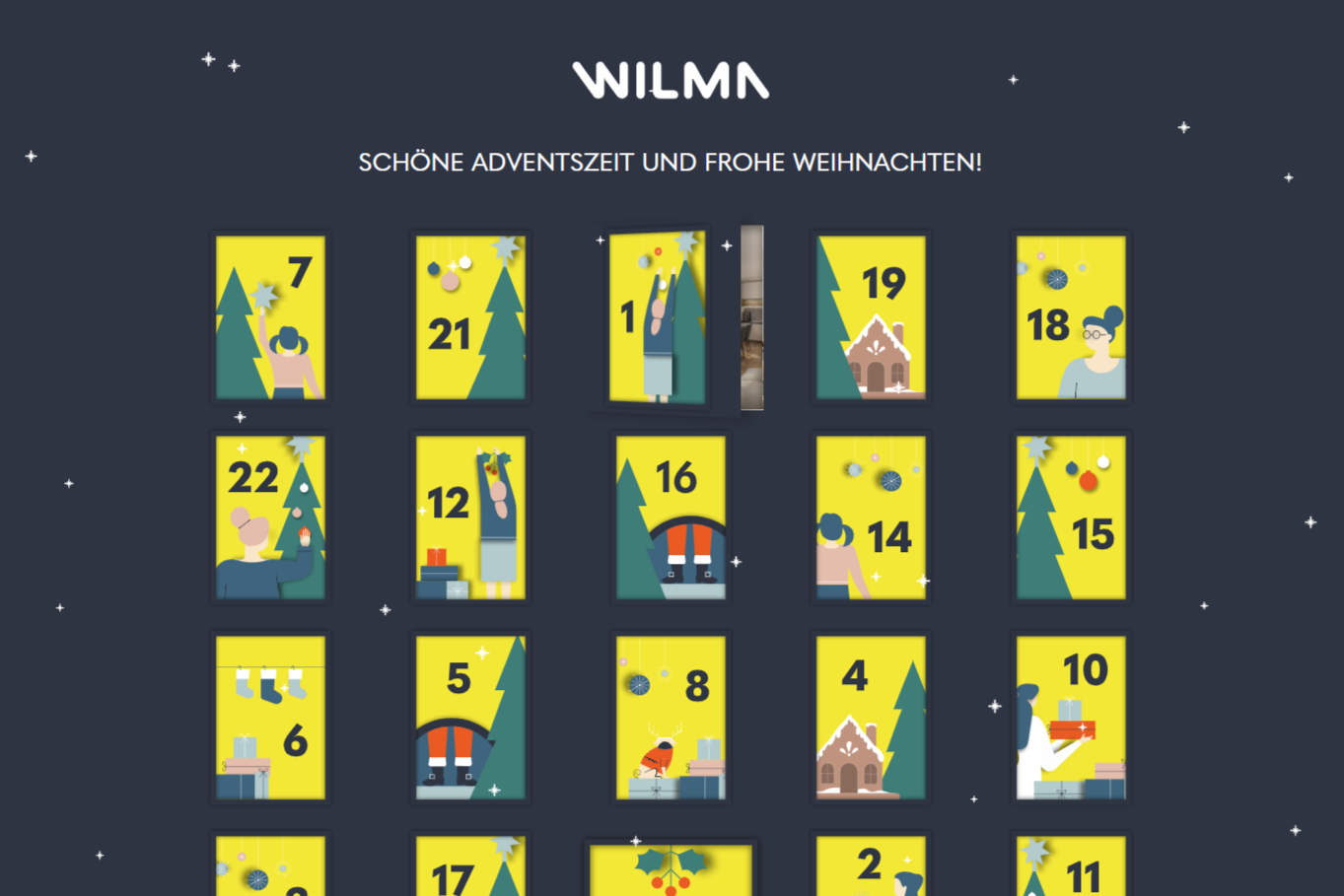 Schöne Adventszeit mit dem WILMA Adventskalender - News Bild