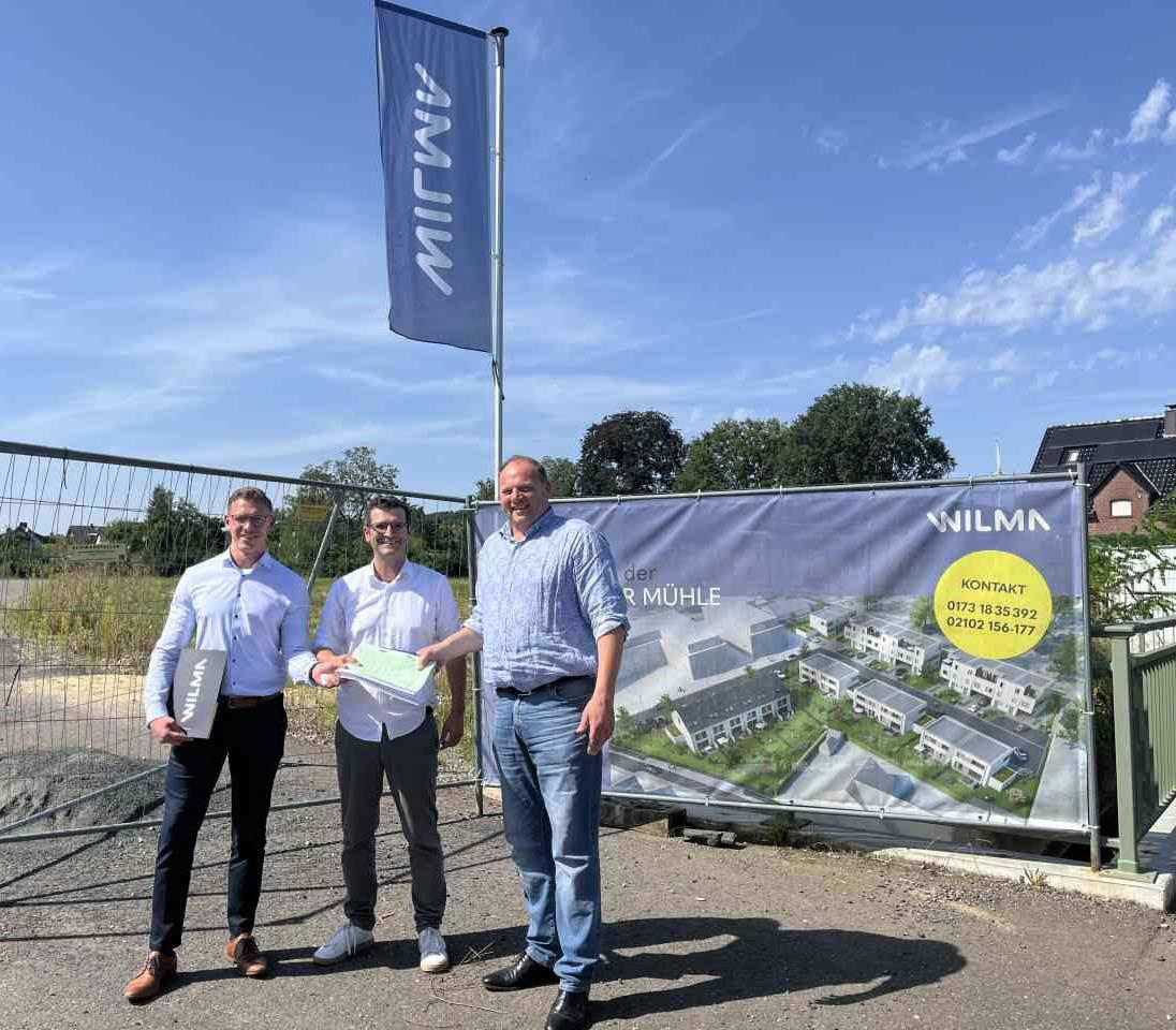 Baugenehmigung für Projekt in Hückelhoven überreicht - News Bild