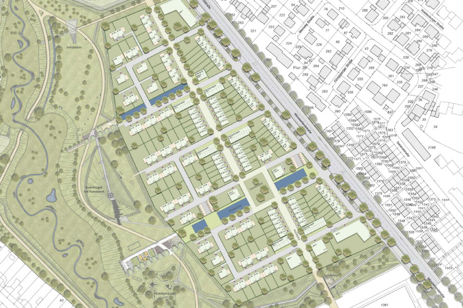 Neues Projekt in Selm: 128 Einfamilienhäuser und 82 Wohnungen - News Bild