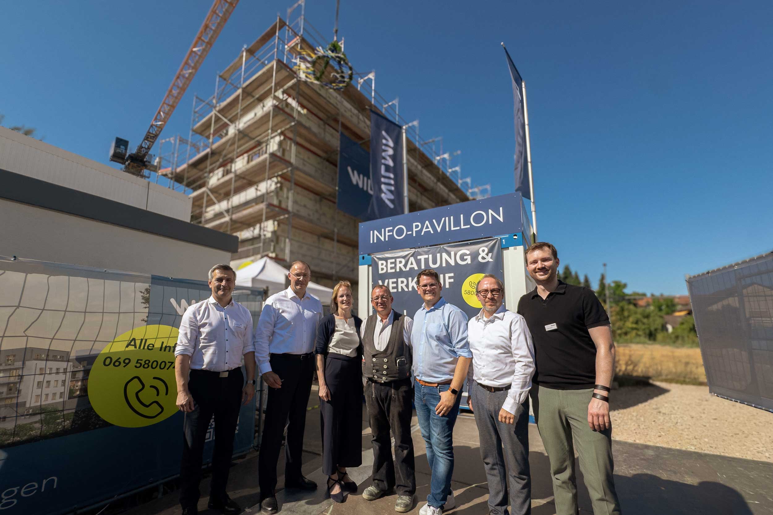 Richtfest für das Projekt „QURS – Quellenquartier“ in Bad Vilbel