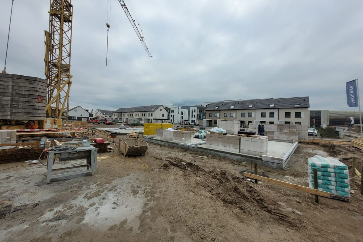 Die Bauarbeiten im 13. BA schreiten zügig voran