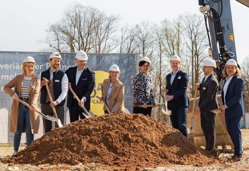 Spatenstich in Würzburg