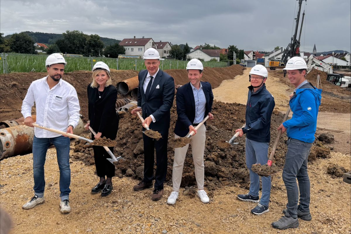 Spatenstich in Salach