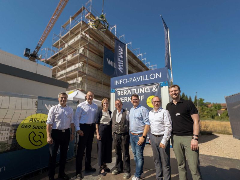 Richtfest für das Projekt „QURS – Quellenquartier“ in Bad Vilbel