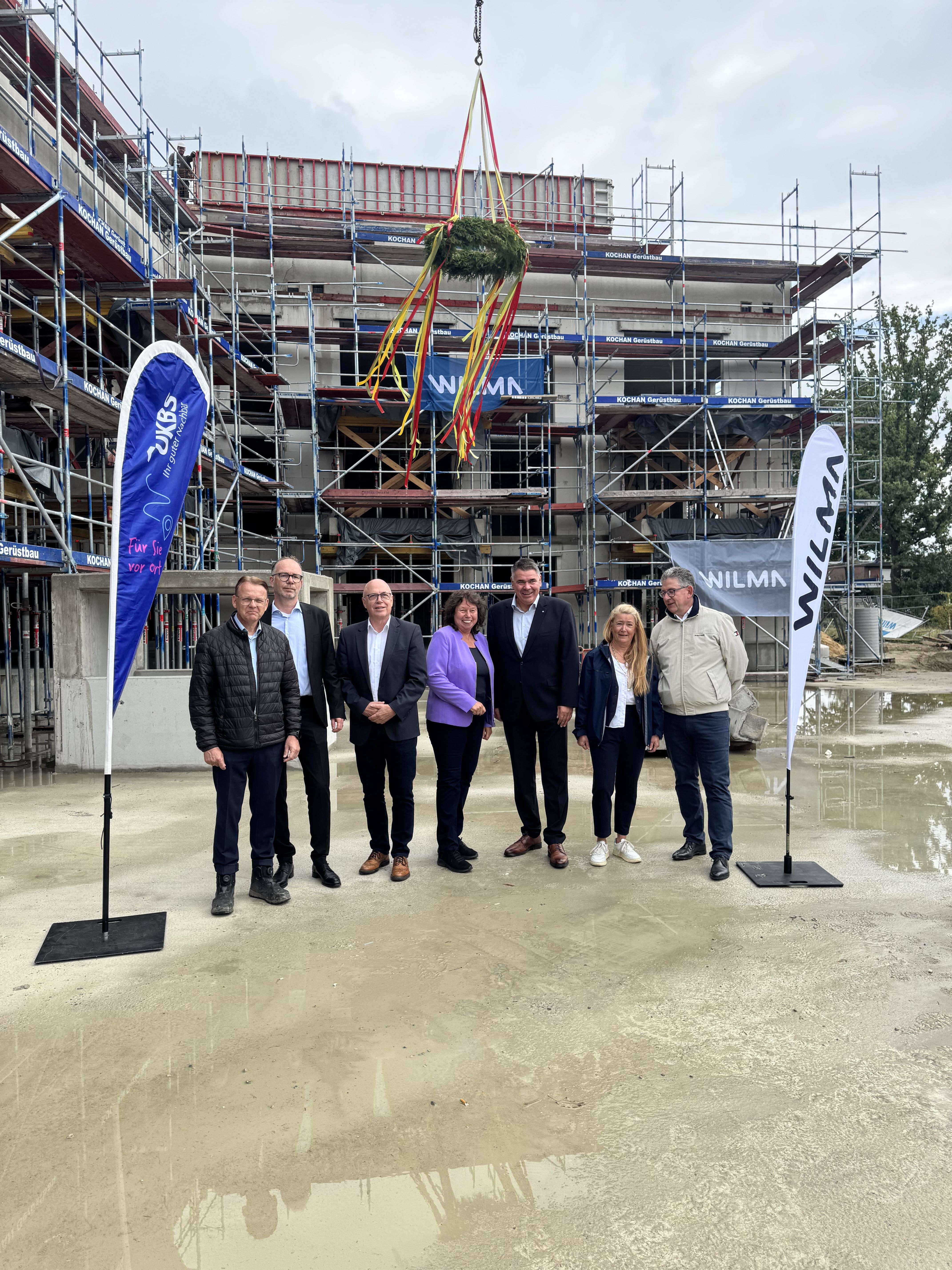 Richtfest in Selm beim Projekt AUENPARK - News Bild