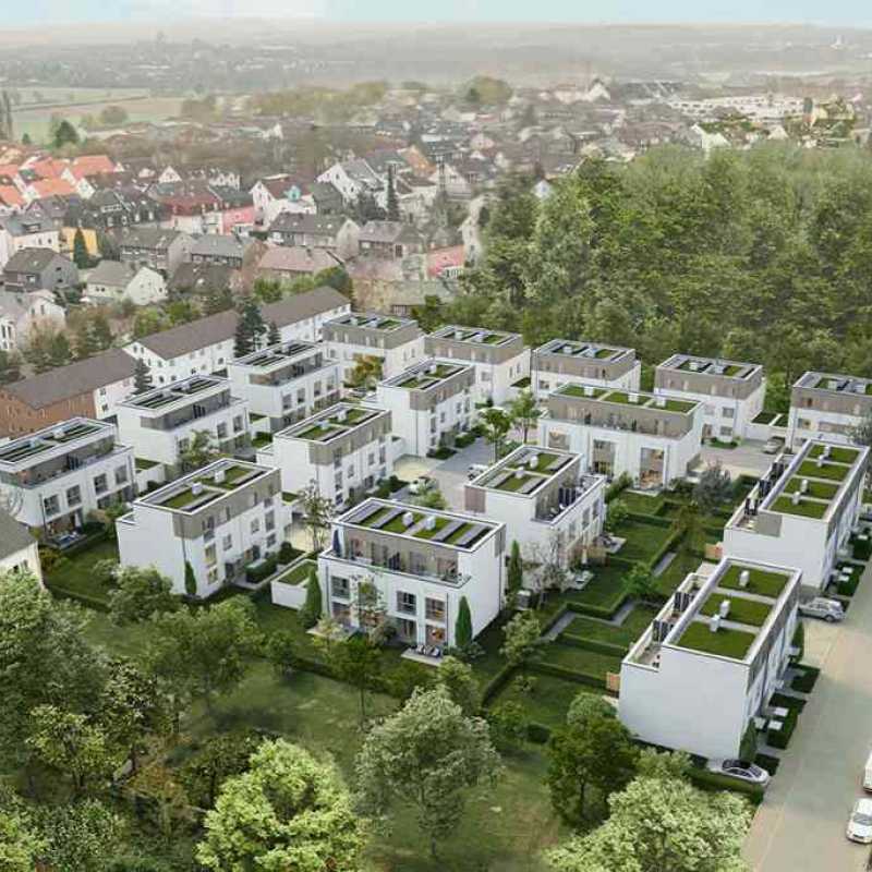 Pressebild - Vertriebsstart für weitere Einfamilienhäuser im Neubauprojekt „AM RAUHEN HOLZ“ in Lütgendortmund