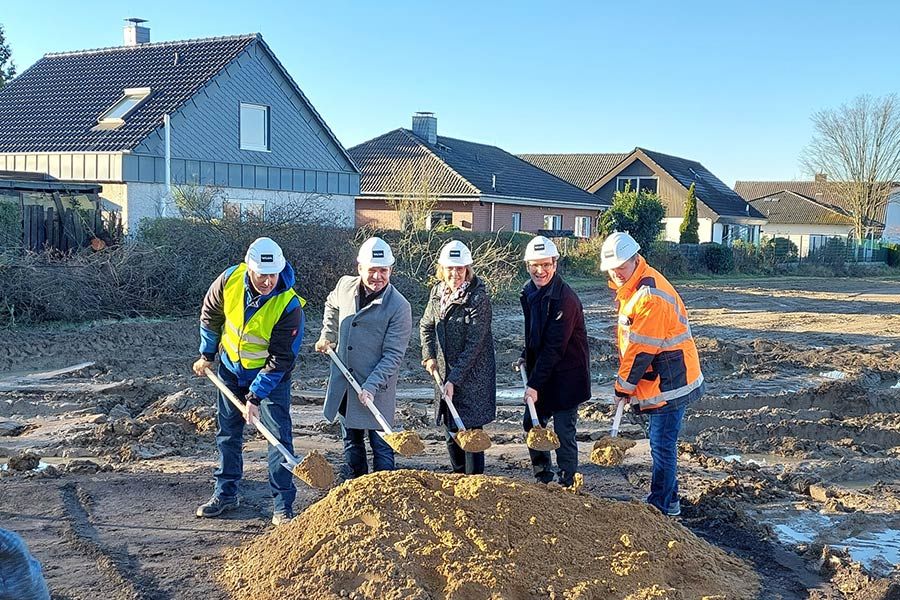 Spatenstich für 131 Wohneinheiten des Neubauprojekts „Weinberger Gärten“ in Meckenheim