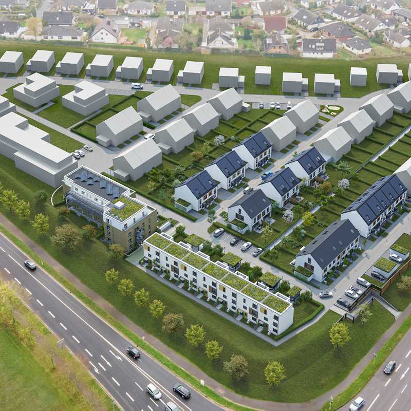 Pressebild - Vertriebsstart für neue Einfamilienhäuser im Projekt WEINBERGER GÄRTEN in Meckenheim