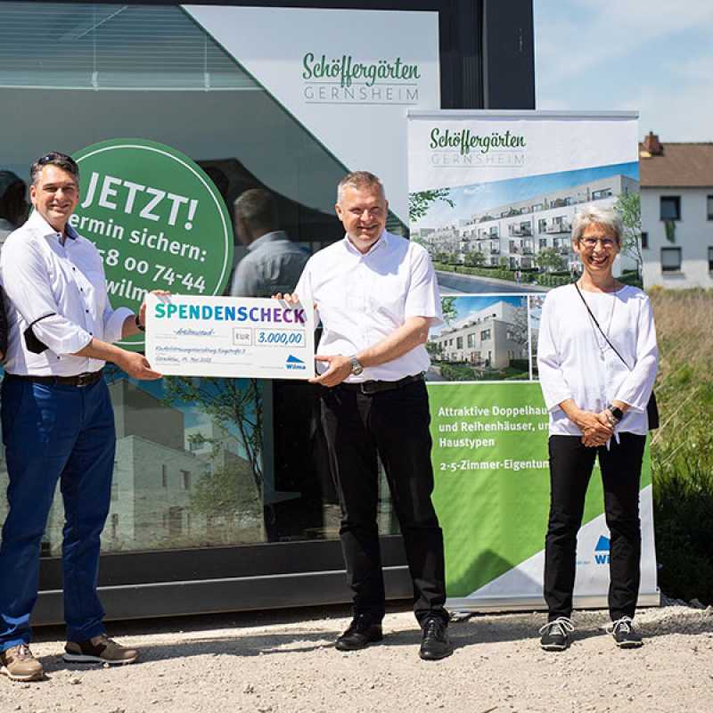 Pressebild - Verkaufsstart für die Schöffergärten wurde mit einem Frühlingsfest gefeiert