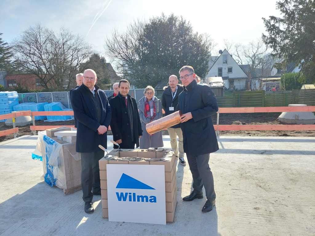 Feierliche Grundsteinlegung beim Projekt HOMeBERG in Duisburg