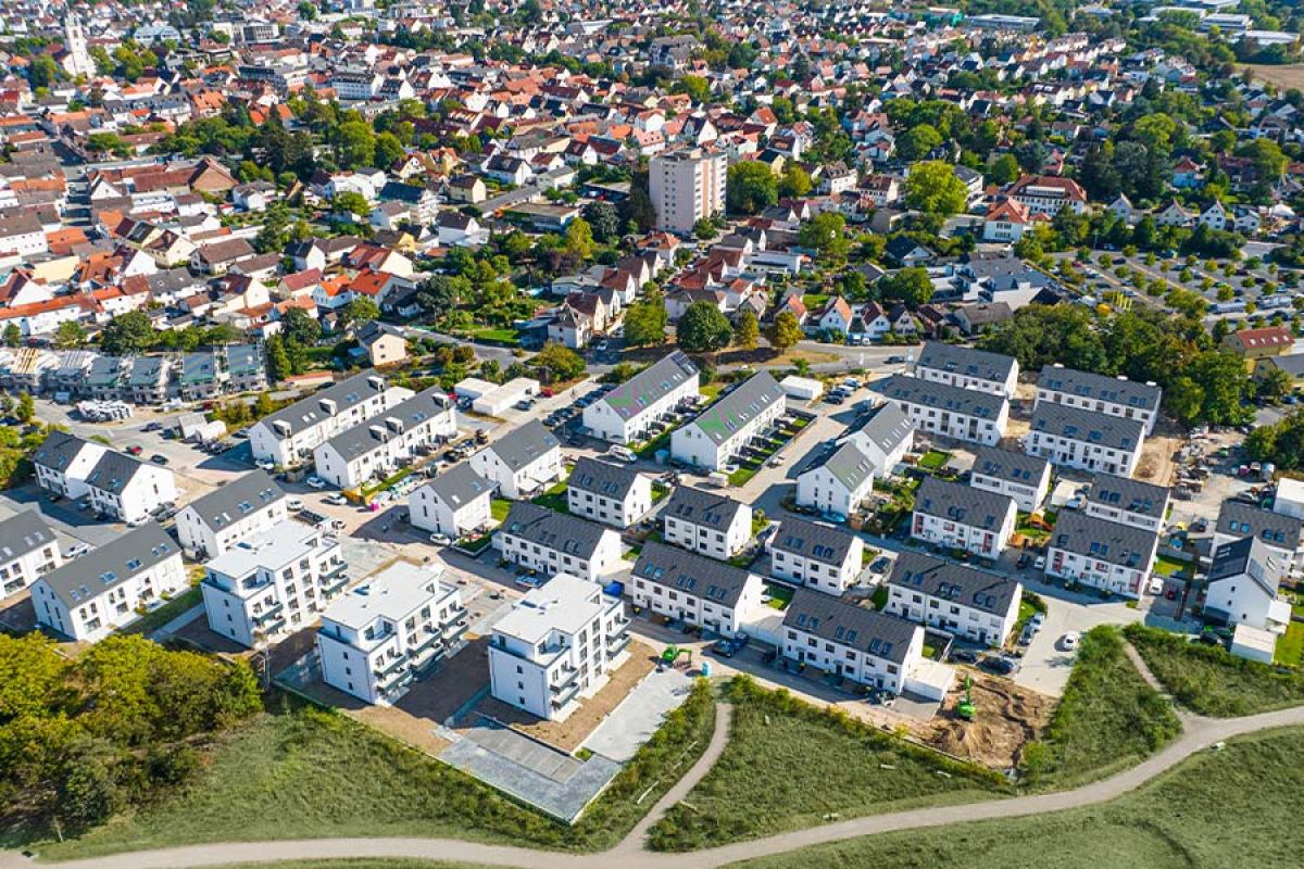 Baustart der Mehrfamilienhäuser