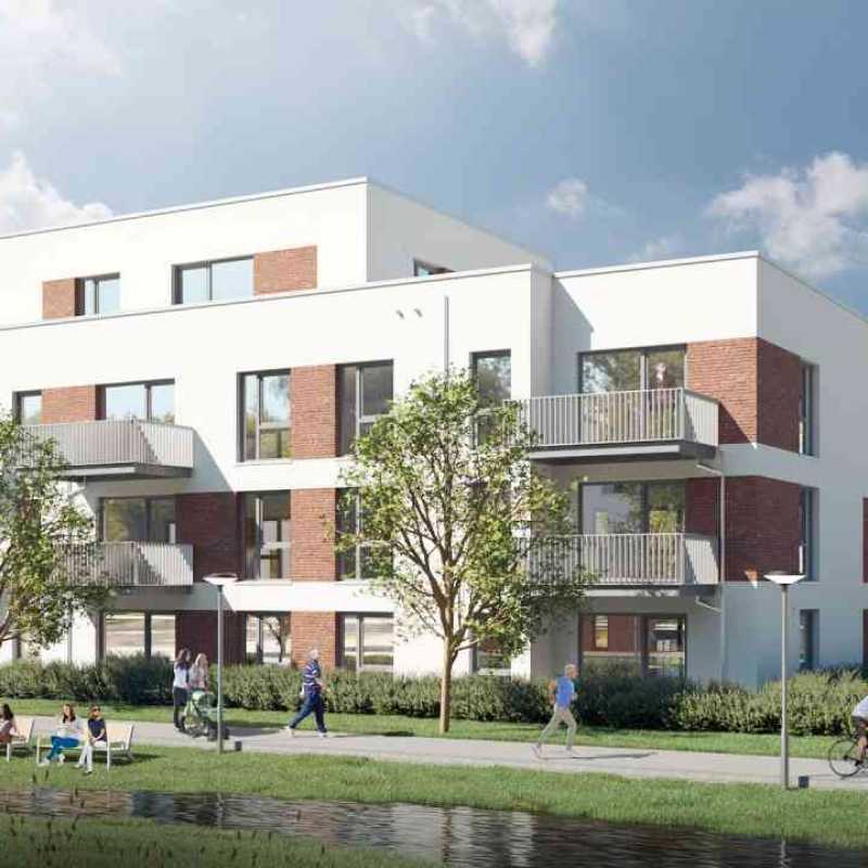 Pressebild - 61 Wohnungen am Auenpark in Selm an UKBS verkauft